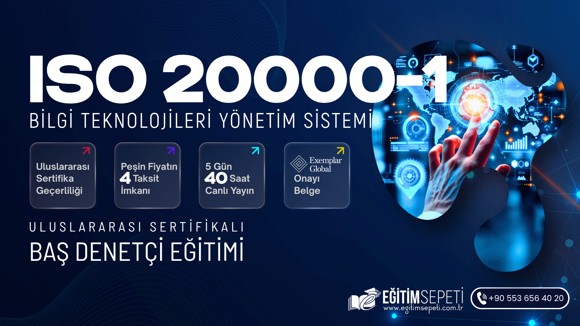 ISO/IEC 20000-1:2018 Bilgi Teknolojileri Hizmet Yönetim Sistemi Baş Denetçilik Eğitimi — 5 Gün