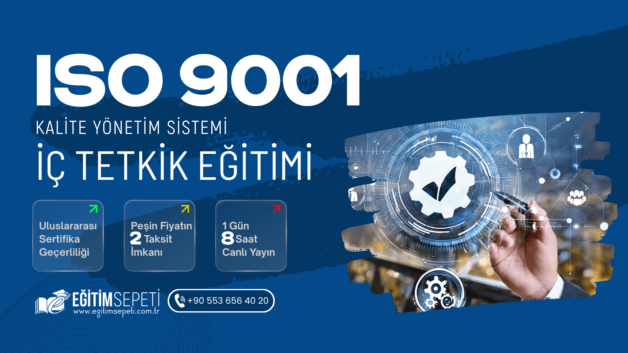 ISO 9001:2015 Kalite Yönetim Sistemi İç Tetkik Eğitimi