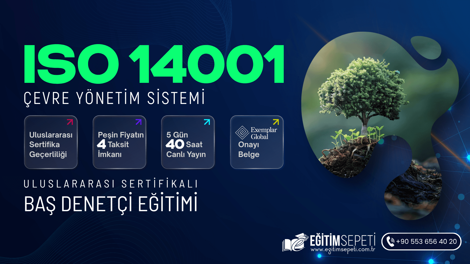ISO 14001:2015 Çevre Yönetim Sistemi Baş Denetçilik Eğitimi — 5 Gün
