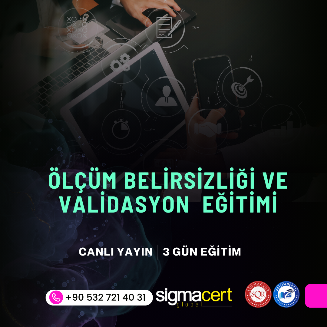 ÖLÇÜM BELİRSİZLİĞİ VEVALİDASYON  EĞİTİMİ - 27-28-29 AĞUSTOS