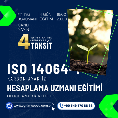 ISO 14064 KARBON AYAK İZİ HESPLAMA UZMANI EĞİTİMİ