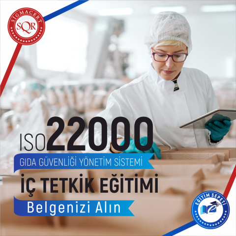 ISO 22000:2018 GIDA GÜVENLİĞİ YÖNETİM SİSTEMİ İÇ TETKİK EĞİTİMİ